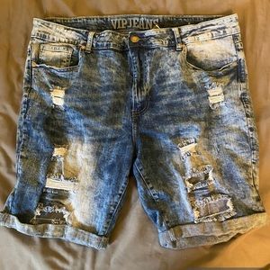 5/$30 VIP jeans destroyed Bermuda shorts 19 20